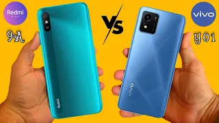 Vivo Y01 Vs Redmi 9A Full Comparison | Which Phone Is Value For Money !