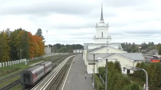 Осенний Дно. Тишина на большой станции. Жд вокзал и автостанция