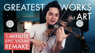 Greatest Works of Art - Jay Chou | 1-minute Epic Violin Remake | 周杰倫 最偉大的作品