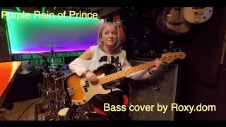 Purple Rain of Prince, Bass Cover by Roxy.dom