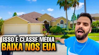 PREÇO DE CASA CLASSE MÉDIA BAIXA NOS EUA - MOSTREI A CASA TODA