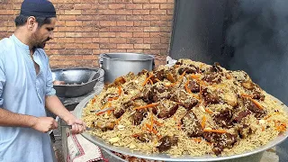 AFGHANI PULAO RECIPE | Original 80+ KG Afghani Meat Pulao | Peshawari Famous Pulao Recipes