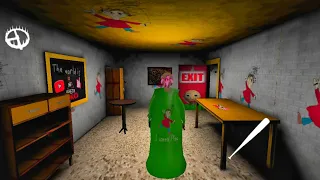 Playing As Baldi Granny In Granny's Version 1.5 Outwitt Mod Full Gameplay