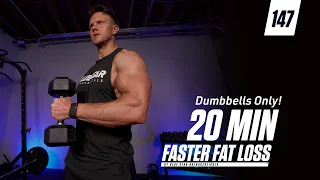 20 Minute Full Body Dumbbell Workout - Torch Fat // Build Lean Muscle