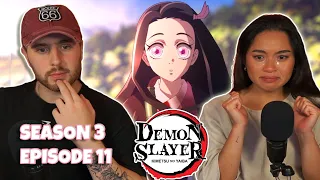 THE MOST EMOTIONAL FINALE!😭 - Girlfriend Reacts To Demon Slayer Season 3 Episode 11 REACTION!