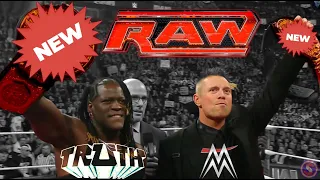 WWE reveals new World Tag Team Championships, Triple H, Awesome Truth on Monday Night Raw