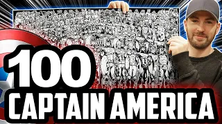 One ARTIST || One HUNDRED CAPTAIN AMERICAS??? - ⏰ 30+ HOURS OF WORK! (SatisFyiNg)