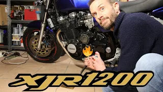 XJR 1200 : Le récepteur d'embrayage en sueur