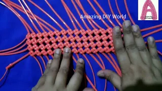 Hindi-1 Roll Running wire bag Tutorial for beginners | Plastic wire bag making | Plastic wire basket