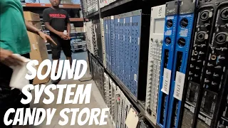 SOUND SYSTEM EQUIPMENT WAREHOUSE PT 1