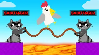 DON'T GET TROLLED Challenge in Ultimate Chicken Horse