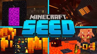 The PERFECT NETHER SPAWN SEED For Minecraft 1.16 | Bastion & Fortress Spawn! (PE, Xbox, PS4, Switch)