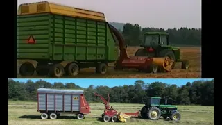 Chopping Haylage 1996 & 2023