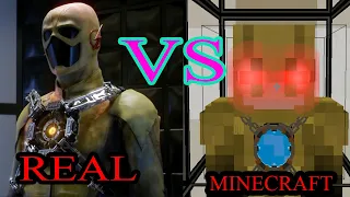 Reverse Flash Tachyon Scene (Real vs @minecraft Scene)