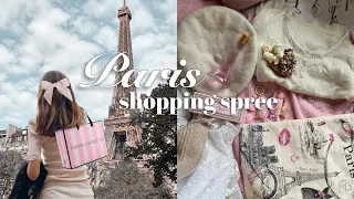 shopping spree in paris! + thrifting & haul♡