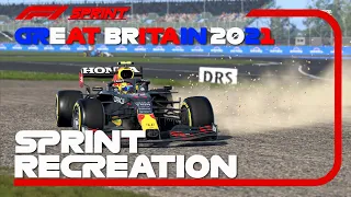 Recreating the 2021 British Grand Prix Sprint Race on the F1 2021 Game