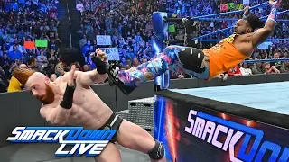 Hardy Boyz, Ricochet & Black vs. The Bar, Nakamura & Rusev: SmackDown LIVE, Mar. 12, 2019
