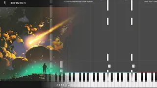 Refuzion - Crash and Burn (Darmayuda MIDI Piano)