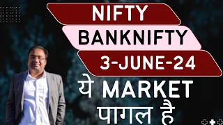 Nifty Prediction and Bank Nifty Analysis for Monday | 3 June 24 | Bank Nifty Tomorrow