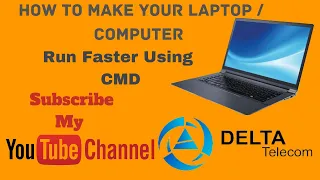 How to Make your Laptop or Computer Run faster By Using CMD