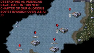 C&C: Red Alert Remastered - "Side Ops: Invasion of America" - With a Course for Victory - Hard