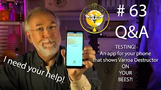 Backyard Beekeeping Questions and Answers #63 A phone app for varroa destructor mite identification?