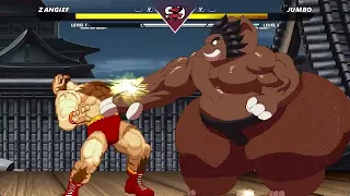 ZANGIEF VS JUMBO | INSANELY EPIC MUGEN BATTLE