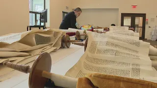 Rare Look: Modern day ‘Scribe’ uses ancient tools to repair damaged Torah