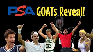 11-Card GOATs PSA Sports Card Reveal! Tiger Woods, Tom Brady, Serena Williams, Larry Bird, & More!