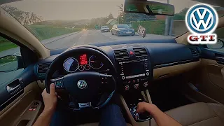 2006 GOLF GTI MK5 (200 HP) PoPs and Bangs, Acceleraiton (4K) - POV DRIVE!!!!