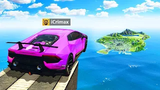 MEGA RAMPE mit YOUTUBER AUTOS in GTA 5!