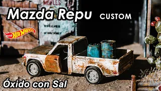 CUSTOM Hot Wheels ÓXIDO con Sal Mazda Repu 💥🔥