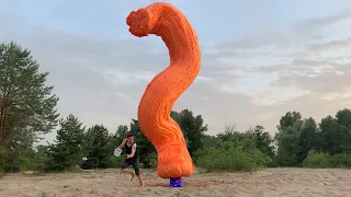 EXPERIMENT : Big Orange Worm Toothpaste From Coca-cola ,Sprite ,Fanta , Mirinda and MENTOS