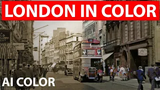 London in Color 1903 [4k 60fps Colorized]