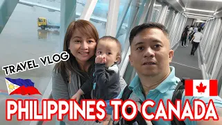 MOVING FROM PHILIPPINES TO CANADA 🇨🇦 | TRAVEL VLOG | BUHAY CANADA VLOG#1