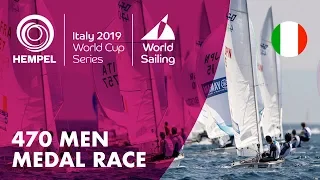 470 Men Medal Race | Hempel World Cup Series Genoa 2019