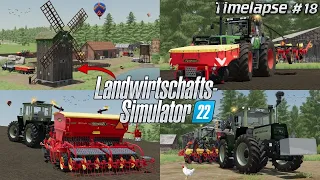 BAU einer alten WINDMÜHLE? 😱🏡 AUSSAAT mit NEUER VÄDERSTAD & @TheCamPeRYT! 🌱🚜💨| [LS22] - Timelapse #18