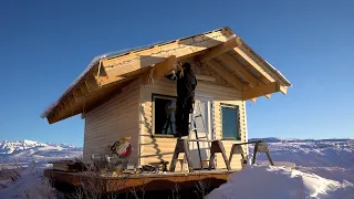OFF GRID SAUNA - Alaskan Log Cabin (Log Siding) Part 1