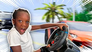 Roblox| Pulling A Chase With Police w/ A REAL Steering Wheel SWFL