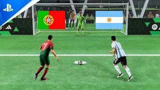 FC 24 Volta Football | Ronaldo vs Messi | Portugal vs Argentina | Penalty Shootout - PS5 Gameplay