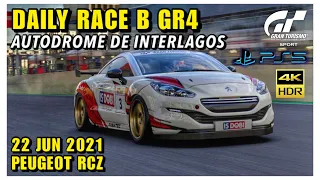 GRAN TURISMO SPORT / DAILY RACE B / PS5 / 22 JUN 2021 -  PEUGEOT RCZ GR4 (4K UHD 60 FPS)