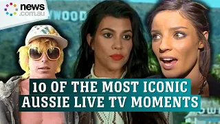 10 of the most iconic live TV moments in Australia