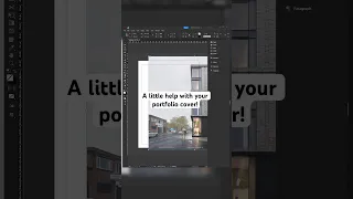 First impressions are everything! #architecture #portfolio #indesign
