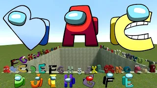 Big Hole All Among Us Alphabet Lore Family in Garry's Mod