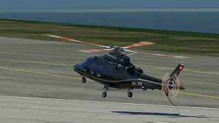 X-Plane 12: X-Trident Agusta Westland 109 SP on Downwind, Base then Final in One-Two-Few Minutes