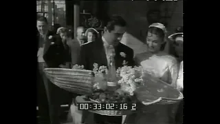 Boda de Tyrone Power con Linda Christian