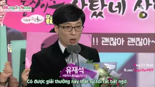 [Vietsub] Yoo Jae Suk Viewer’s Choice Popularity Award| SBS Entertainment Award 2015