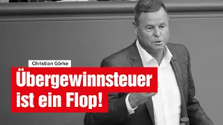 Die Übergewinnsteuer ist ein Flop!