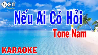 Karaoke Nếu Ai Có Hỏi Tone Nam Nhạc Sống | Beat Chuẩn Duy Nhất