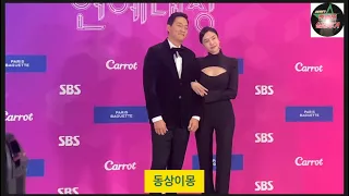 sbs연예대상 마지막  동상이몽 골때리는그녀 실물영상